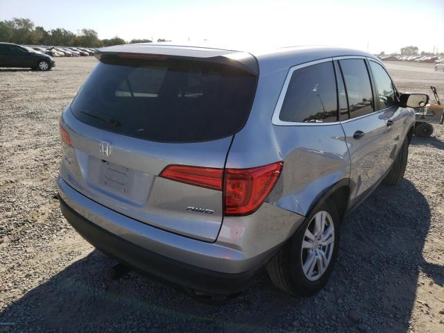Photo 4 from auction – 2018 HONDA PILOT LX with VIN 5FNYF6H19JB005332