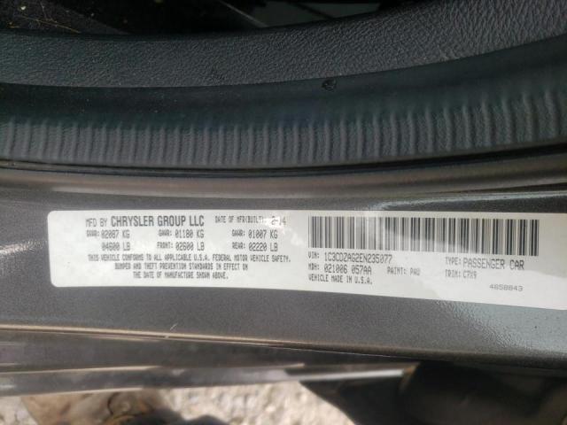 Photo 10 from auction – 2014 DODGE AVENGER SE with VIN 1C3CDZAG2EN235077