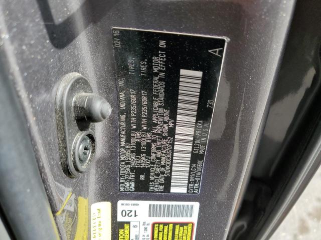 Photo 10 from auction – 2016 TOYOTA SIENNA XLE with VIN 5TDYK3DC3GS707152