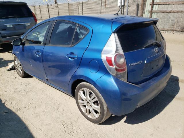 Photo 3 from auction – 2012 TOYOTA PRIUS C with VIN JTDKDTB34C1027139