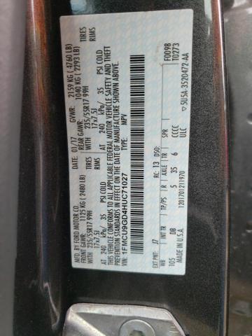 Photo 10 from auction – 2017 FORD ESCAPE SE with VIN 1FMCU9GD4HUC71027