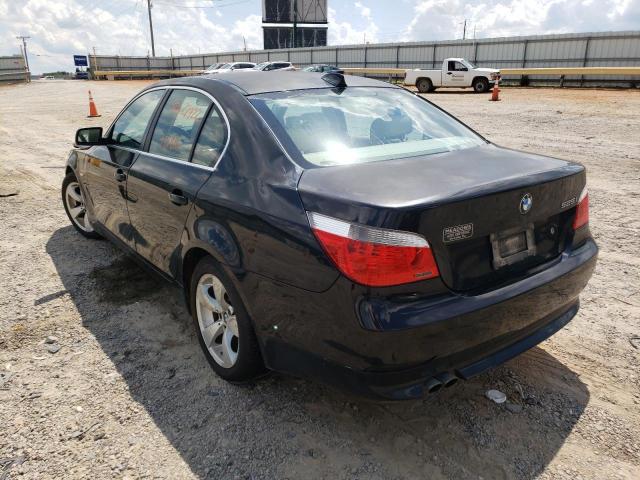 Photo 3 from auction – 2007 BMW 525 I with VIN WBANE53587CW67920