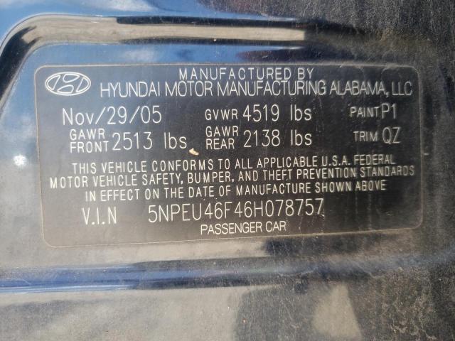 Photo 10 from auction – 2006 HYUNDAI SONATA GLS with VIN 5NPEU46F46H078757