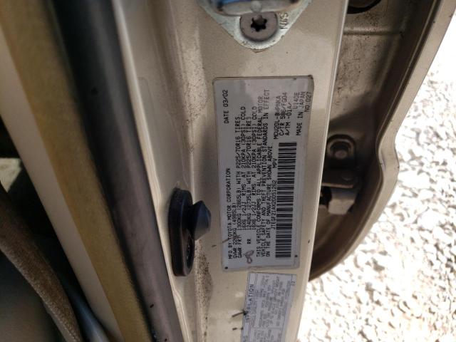 Photo 10 from auction – 2002 TOYOTA HIGHLANDER with VIN JTEGF21AX20051262