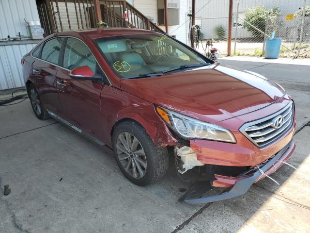 HYUNDAI SONATA SPO 2015 with VIN 5NPE34AF6FH074932 - Photo from auction