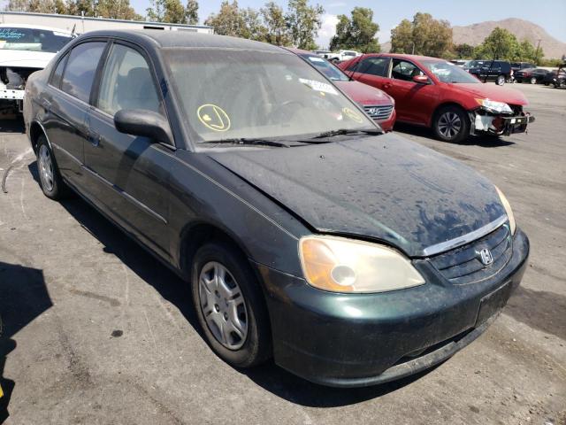 HONDA CIVIC LX 2001 with VIN 2HGES16561H510943 - Photo from auction