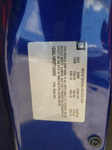Photo 10 from auction – 2007 PONTIAC G5 with VIN 1G2AL18F677192055