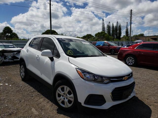 CHEVROLET TRAX LS 2017 with VIN KL7CJKSB9HB225342 - Photo from auction