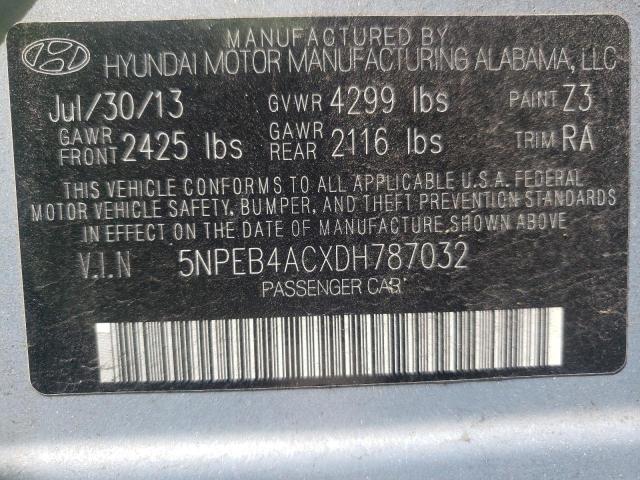 Photo 10 from auction – 2013 HYUNDAI SONATA GLS with VIN 5NPEB4ACXDH787032