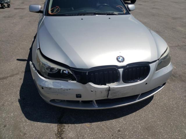 Photo 9 from auction – 2007 BMW 525 I with VIN WBANE53587CW68842