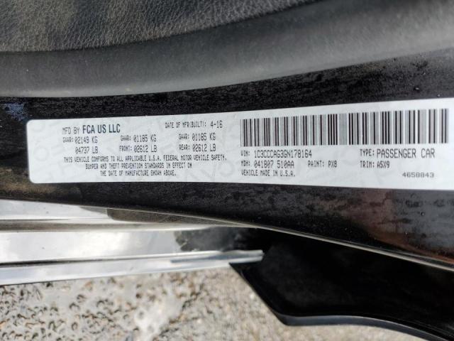 Photo 10 from auction – 2016 CHRYSLER 200 LIMITE with VIN 1C3CCCAG3GN178164