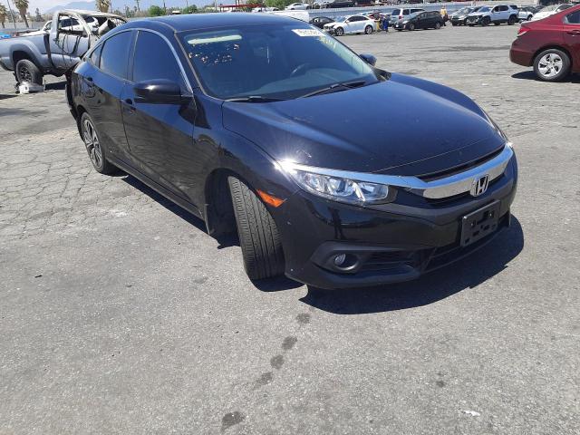 HONDA CIVIC EX 2018 with VIN JHMFC1F35JX005906 - Photo from auction