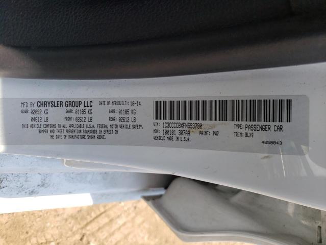 Photo 10 from auction – 2015 CHRYSLER 200 C with VIN 1C3CCCCBXFN593790