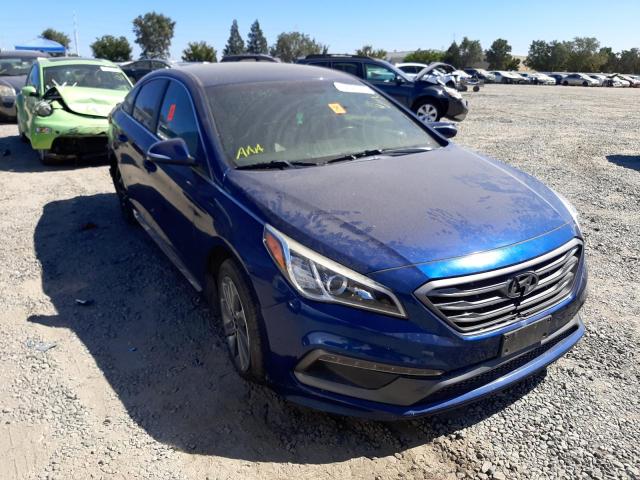 HYUNDAI SONATA SPO 2017 with VIN 5NPE34AF9HH486491 - Photo from auction