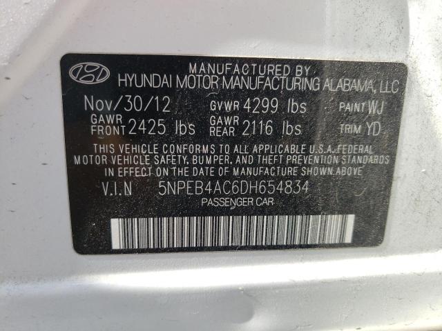Photo 10 from auction – 2013 HYUNDAI SONATA GLS with VIN 5NPEB4AC6DH654834