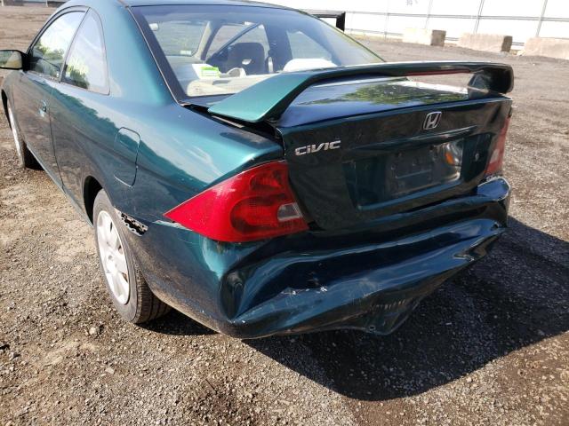 Photo 9 from auction – 2001 HONDA CIVIC SI with VIN 1HGEM22981L037672