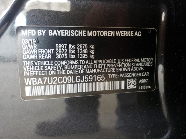 Photo 10 from auction – 2020 BMW 750 XI with VIN WBA7U2C09LGJ59165