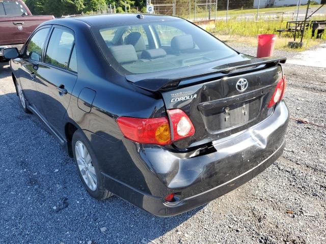 Photo 9 from auction – 2009 TOYOTA COROLLA BA with VIN 2T1BU40E79C139142