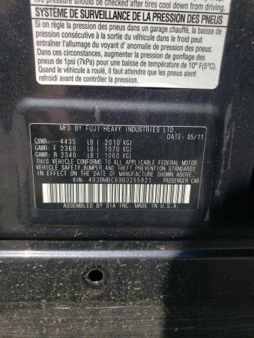 Photo 10 from auction – 2011 SUBARU LEGACY 2.5 with VIN 4S3BMBC69B3255921
