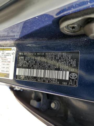 Photo 10 from auction – 2007 TOYOTA COROLLA CE with VIN 2T1BR30E67C855250