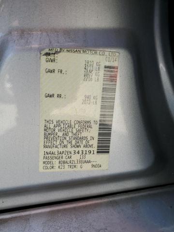 Photo 10 from auction – 2014 NISSAN ALTIMA 2.5 with VIN 1N4AL3AP2EN343191