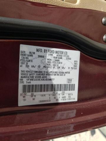 صورة رقم 10 من المزاد - 2008 FORD EXPLORER S مع VIN 1FMEU33EX8UB34677