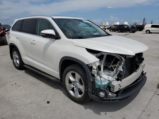 TOYOTA HIGHLANDER 2014 with VIN 5TDYKRFH6ES010258 - Photo from auction