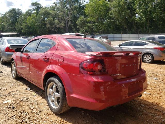 Photo 3 from auction – 2012 DODGE AVENGER SE with VIN 1C3CDZAB8CN238261
