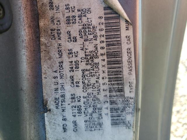 Photo 10 from auction – 2004 MITSUBISHI ECLIPSE SP with VIN 4A3AE55HX4E092628