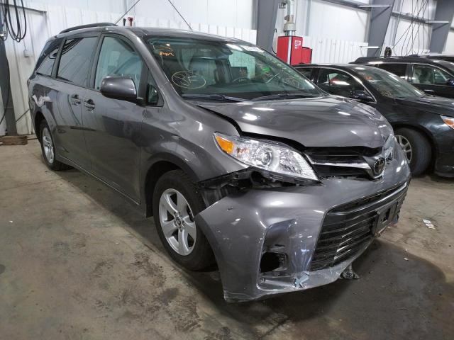 TOYOTA SIENNA LE 2018 with VIN 5TDKZ3DC3JS953255 - Photo from auction