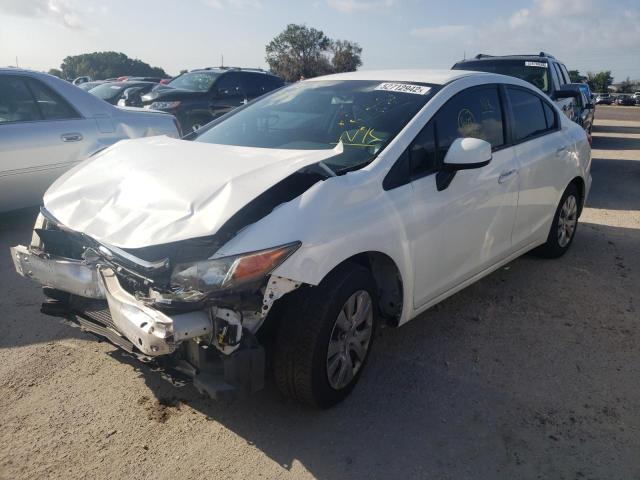 Photo 2 from auction – 2012 HONDA CIVIC LX with VIN 2HGFB2F57CH603371