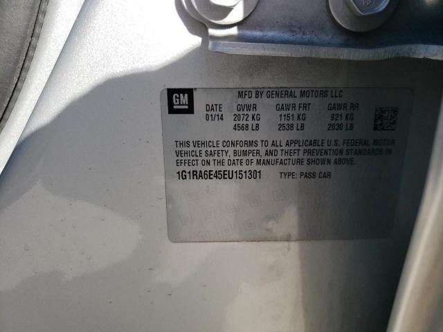 Photo 10 from auction – 2014 CHEVROLET VOLT with VIN 1G1RA6E45EU151301