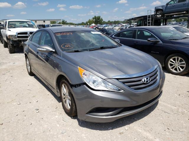 HYUNDAI SONATA GLS 2014 with VIN 5NPEB4AC5EH886889 - Photo from auction