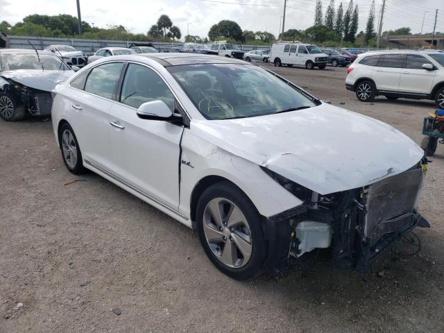 HYUNDAI SONATA HYB 2017 with VIN KMHE34L19HA048848 - Photo from auction