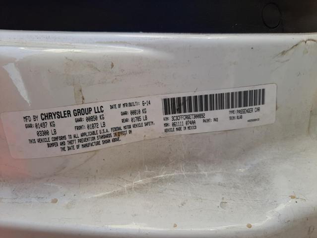 Photo 10 from auction – 2014 FIAT 500 LOUNGE with VIN 3C3CFFCR6ET300892