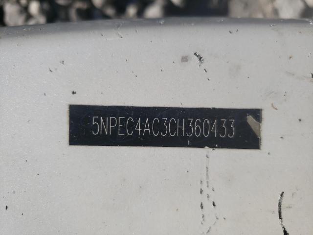 Photo 10 from auction – 2012 HYUNDAI SONATA SE with VIN 5NPEC4AC3CH360433