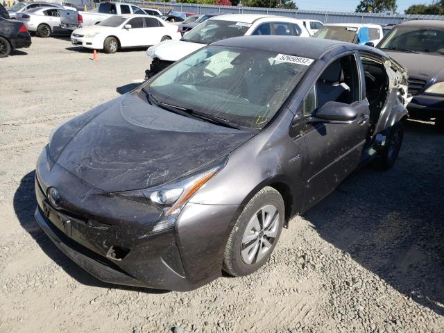 Photo 2 from auction – 2017 TOYOTA PRIUS with VIN JTDKBRFU1H3571931