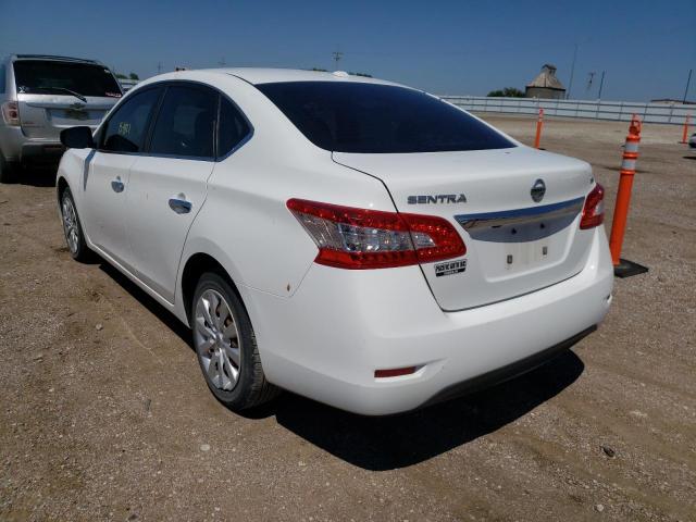 Photo 3 from auction – 2015 NISSAN SENTRA S with VIN 3N1AB7AP5FL653523