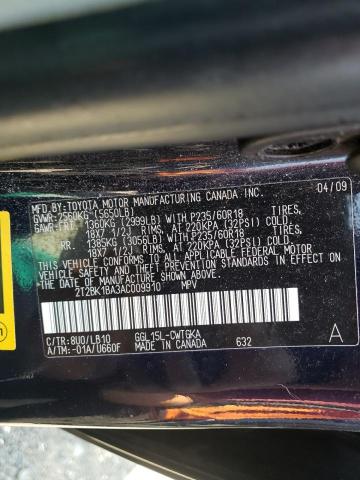Photo 10 from auction – 2010 LEXUS RX 350 with VIN 2T2BK1BA3AC009910