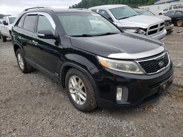 KIA SORENTO LX 2015 with VIN 5XYKTCA69FG592800 - Photo from auction