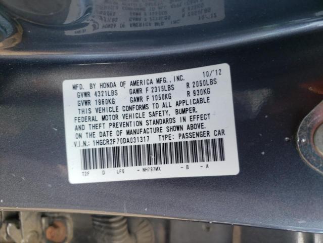 Photo 10 from auction – 2013 HONDA ACCORD EX with VIN 1HGCR2F70DA031317