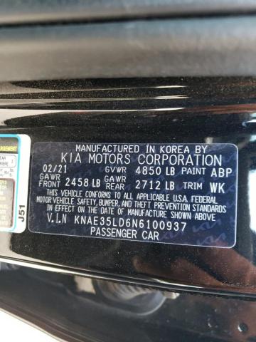 Photo 10 from auction – 2022 KIA STINGER GT with VIN KNAE35LD6N6100937