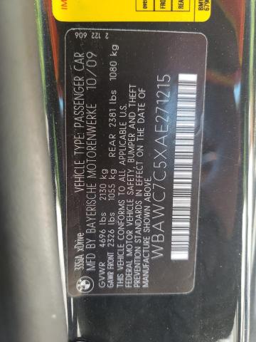 Photo 10 from auction – 2010 BMW 335 XI with VIN WBAWC7C5XAE271215