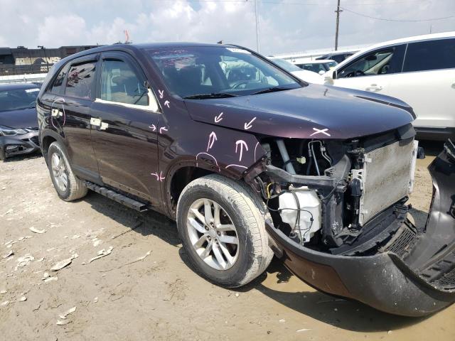 KIA SORENTO LX 2014 with VIN 5XYKT3A61EG482872 - Photo from auction