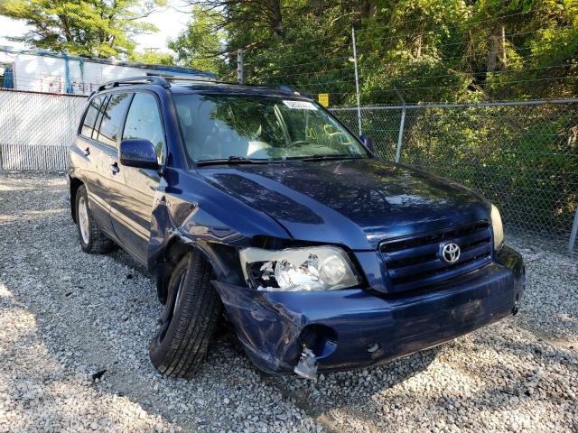 TOYOTA HIGHLANDER 2004 with VIN JTEEP21A040017516 - Photo from auction