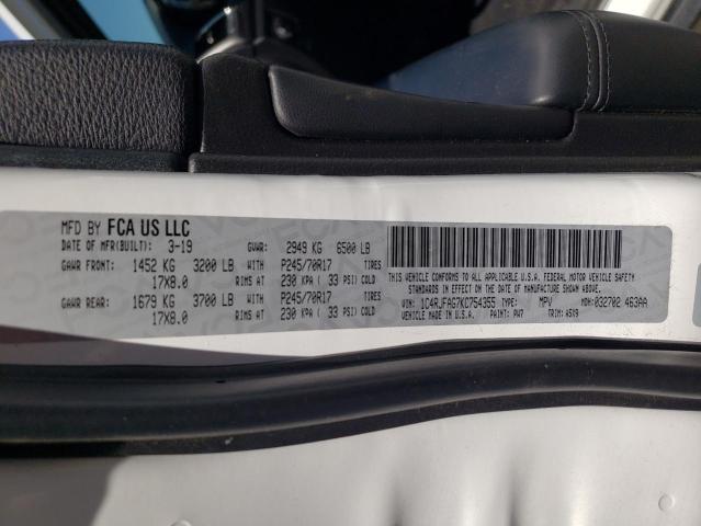 Photo 10 from auction – 2019 JEEP GRAND CHER with VIN 1C4RJFAG7KC754355