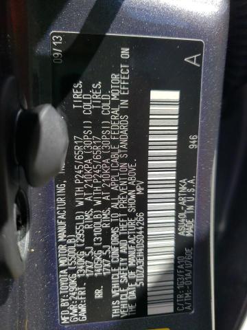 Photo 10 from auction – 2013 TOYOTA HIGHLANDER with VIN 5TDZA3EH4DS044266
