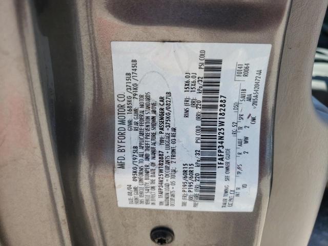 Photo 10 from auction – 2005 FORD FOCUS ZX4 with VIN 1FAFP34N25W182887