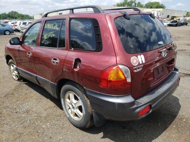 Photo 3 from auction – 2002 HYUNDAI SANTA FE with VIN KM8SC73D12U182628