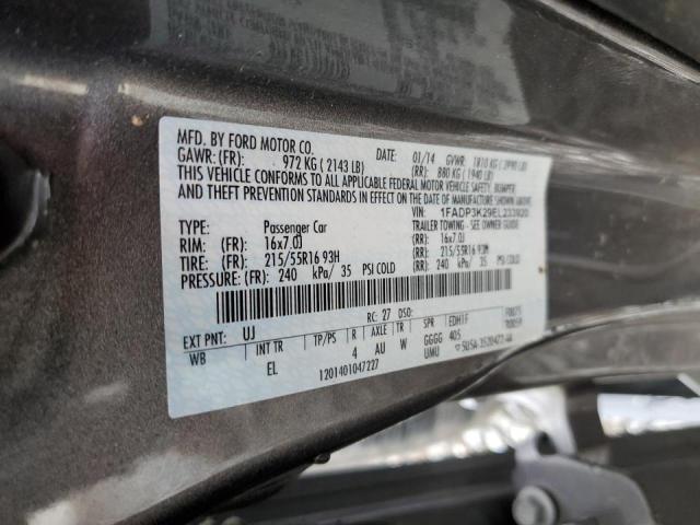 Photo 10 from auction – 2014 FORD FOCUS SE with VIN 1FADP3K29EL233920